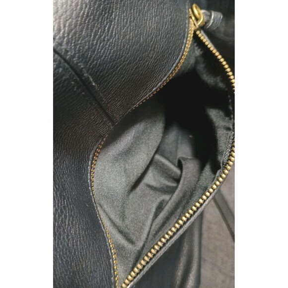 Sonoma Black Faux Leather Fold Over Crossbody Boho Purse - Picture 9 of 11